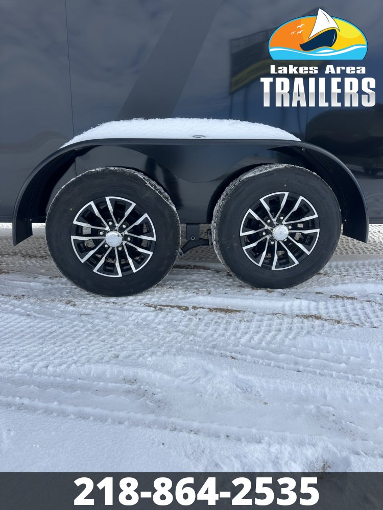 2026 AERO 7X14 BLACK BLACKOUT ENCLOSED TRAILER