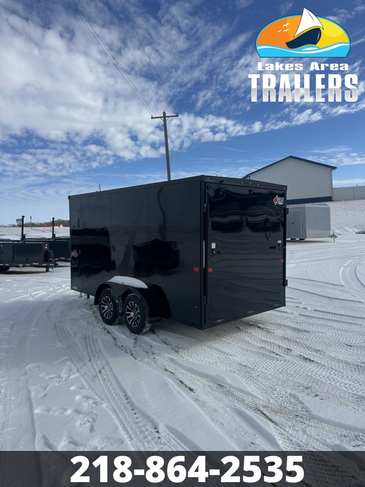 2026 AERO 7X14 BLACK BLACKOUT ENCLOSED TRAILER