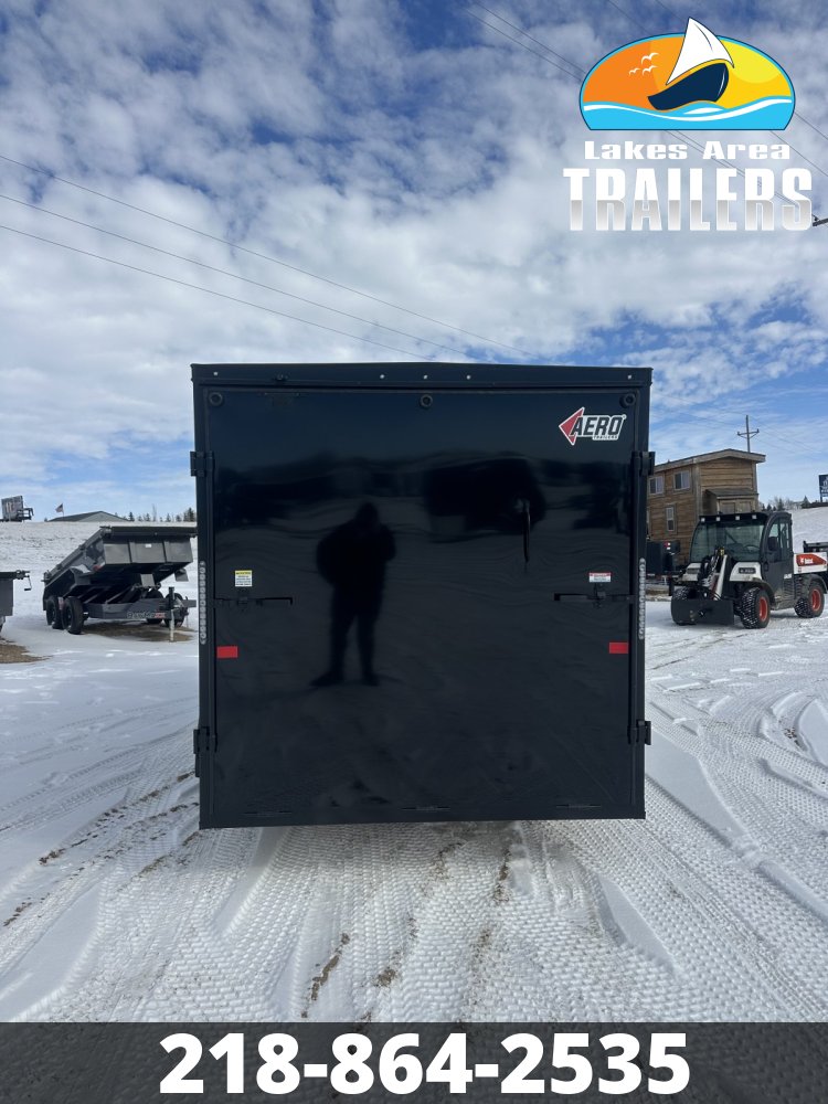 2026 AERO 7X14 BLACK BLACKOUT ENCLOSED TRAILER