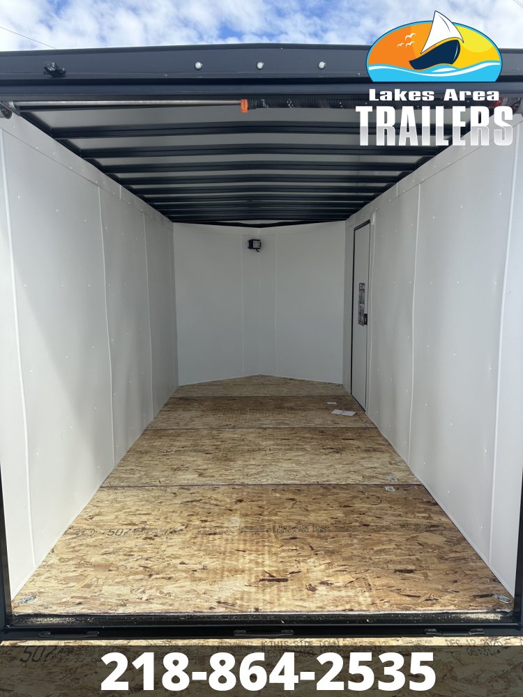 2026 AERO 7X14 BLACK BLACKOUT ENCLOSED TRAILER