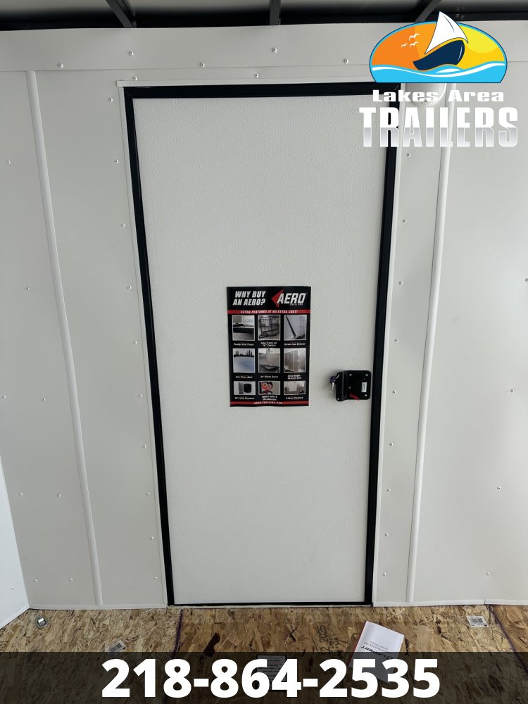 2026 AERO 7X14 BLACK BLACKOUT ENCLOSED TRAILER