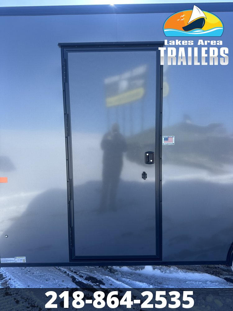 2026 AERO 8.5X16 CHARCOAL BLACKOUT ENCLOSED TRAILER