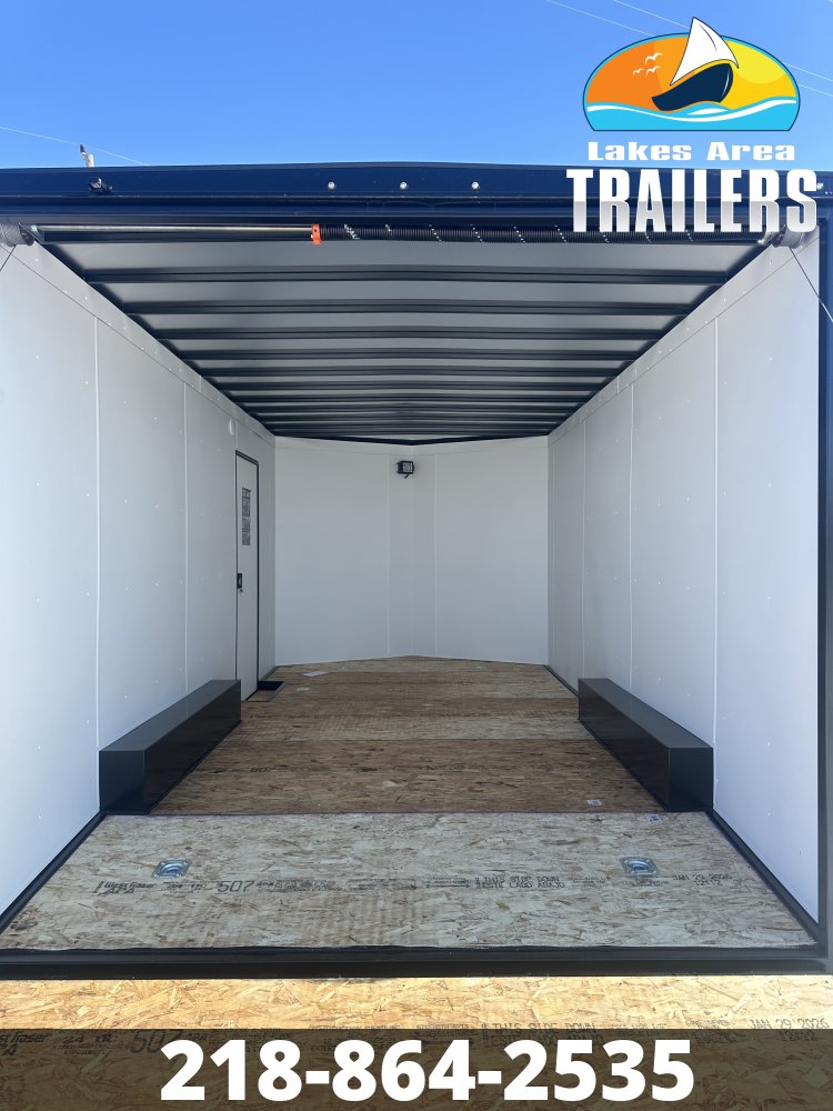 2026 AERO 8.5X16 CHARCOAL BLACKOUT ENCLOSED TRAILER