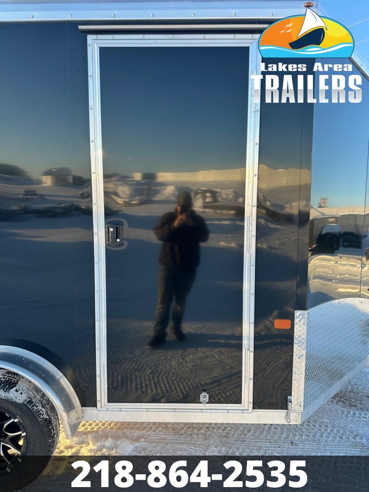 2026 NEO 7.5X12 BLACK ALUMINUM ENCLOSED TRAILER