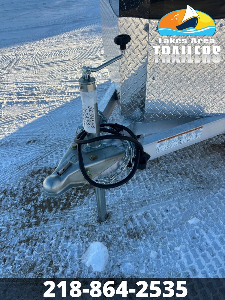 2026 NEO 7.5X12 BLACK ALUMINUM ENCLOSED TRAILER