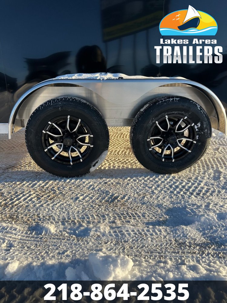 2026 NEO 7.5X12 BLACK ALUMINUM ENCLOSED TRAILER