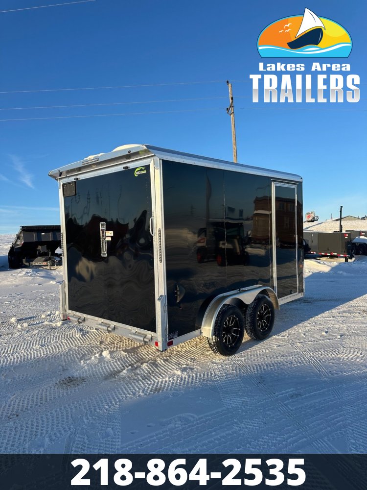 2026 NEO 7.5X12 BLACK ALUMINUM ENCLOSED TRAILER
