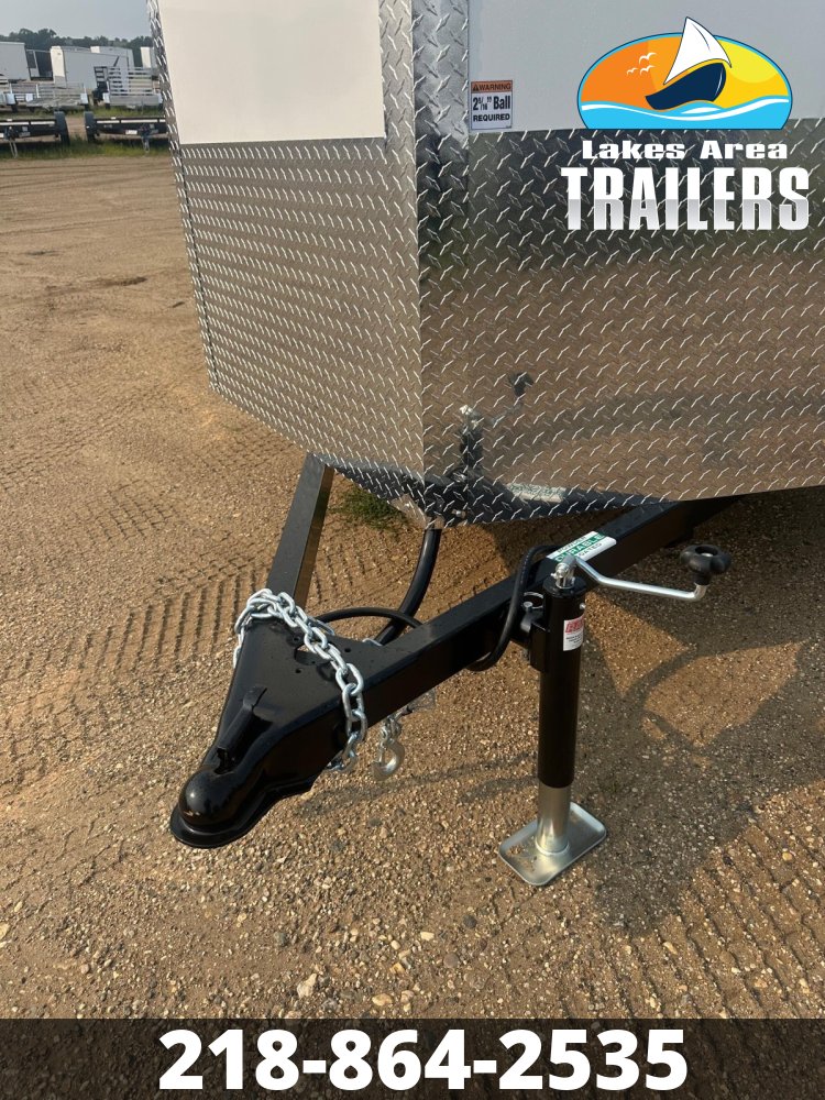 2026 AERO 6X12 WHITE ENCLOSED TRAILER