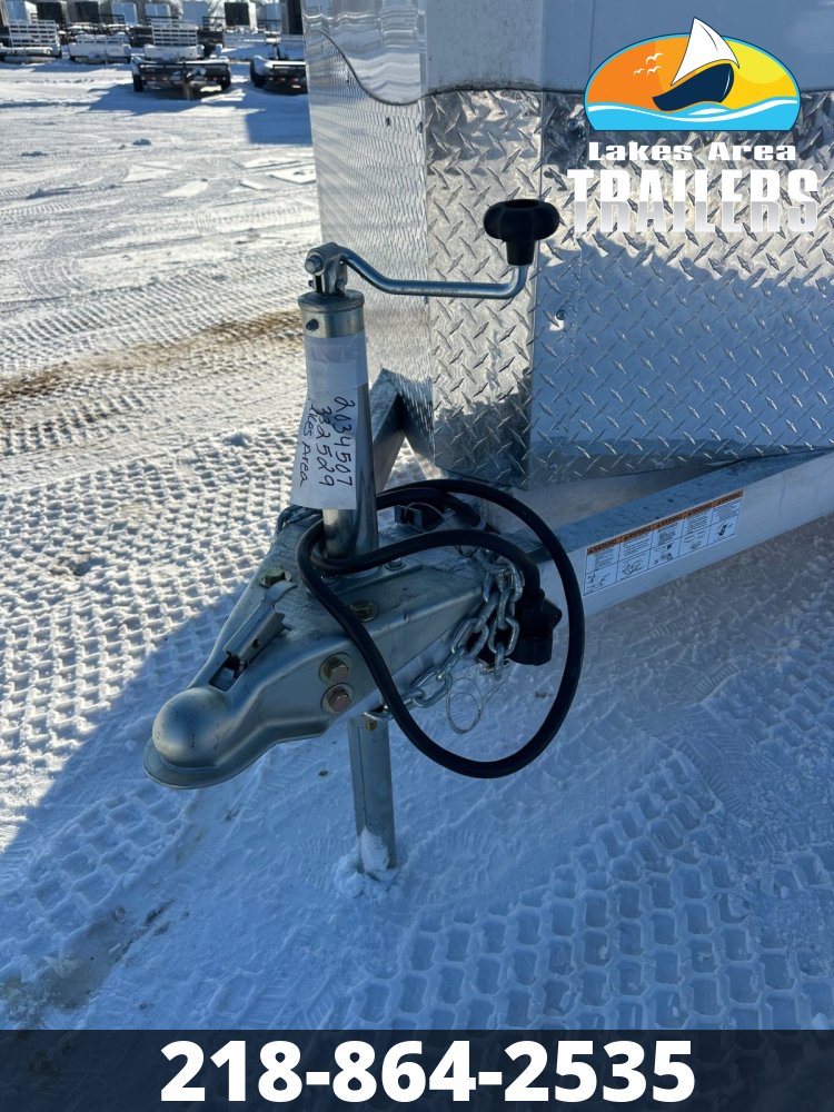 2026 NEO 7.5X12 WHITE ALUMINUM ENCLOSED TRAILER