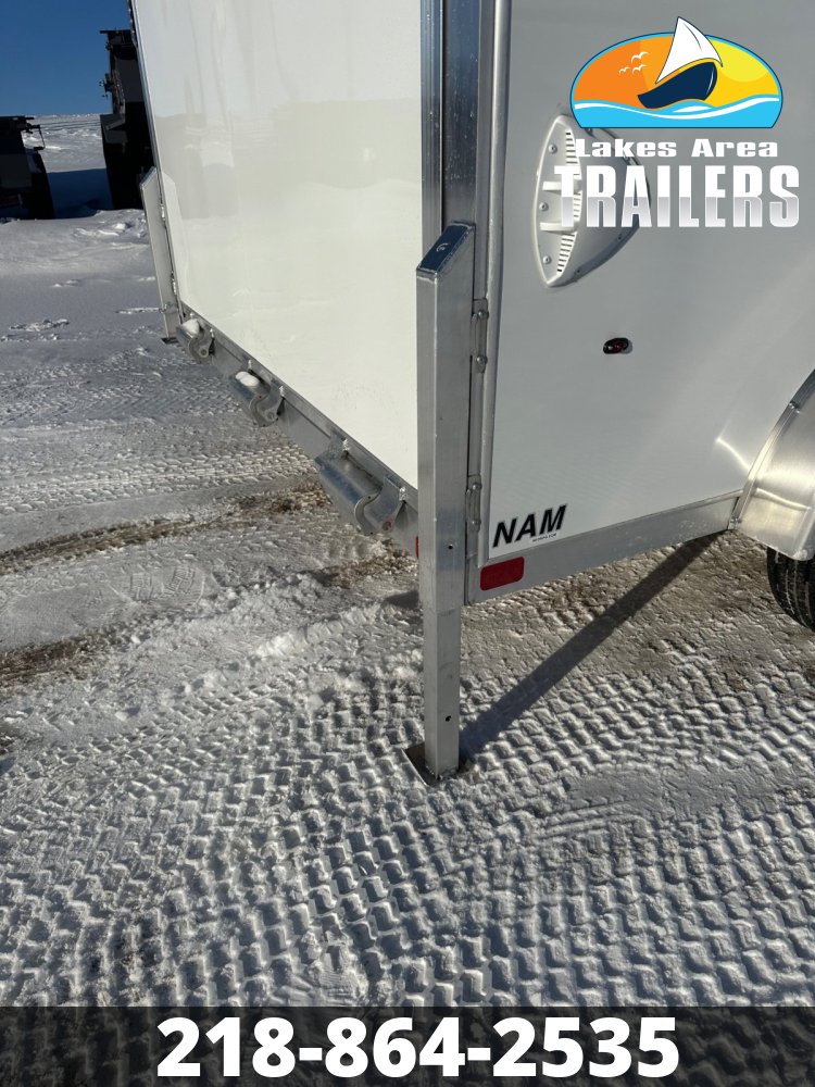 2026 NEO 7.5X12 WHITE ALUMINUM ENCLOSED TRAILER