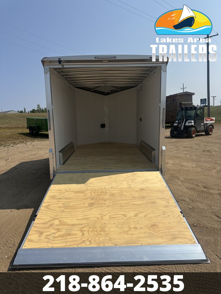 2026 NEO 7.5X12 WHITE ALUMINUM ENCLOSED TRAILER