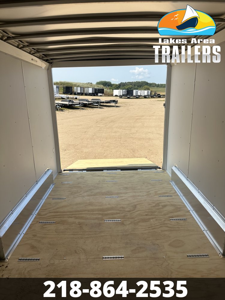 2026 NEO 7.5X12 WHITE ALUMINUM ENCLOSED TRAILER