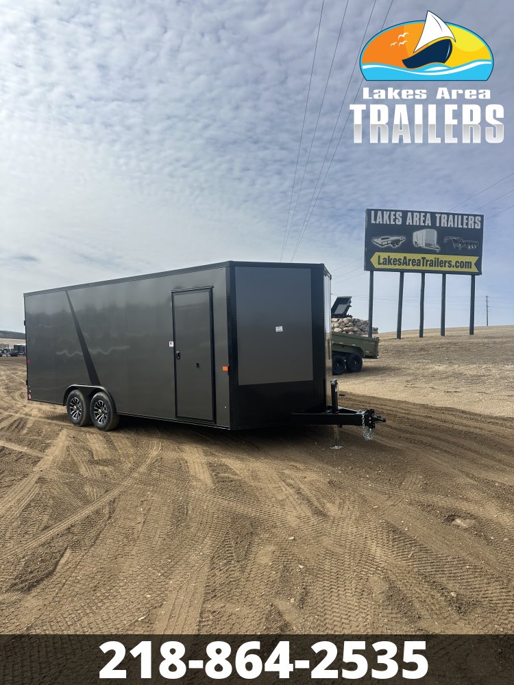 2026 AERO 8.5X20 CHARCOAL BLACKOUT ENCLOSED TRAILER