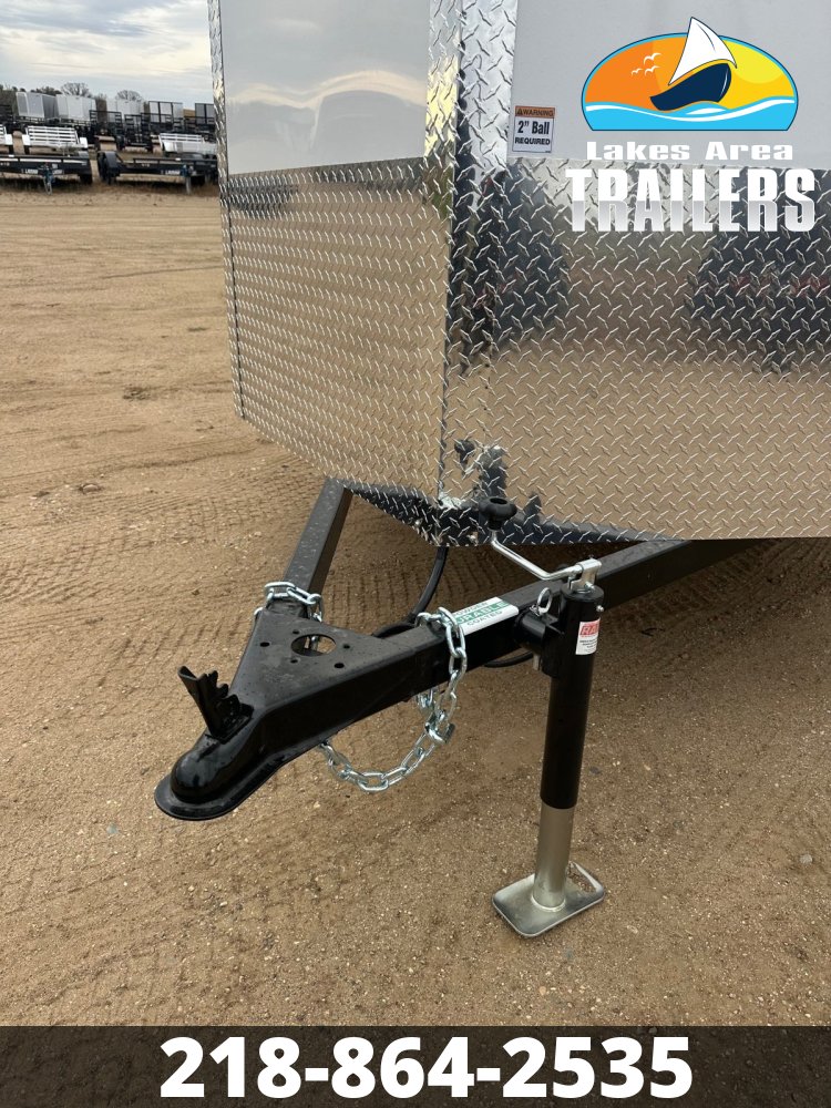 2026 AERO 6X12 WHITE ENCLOSED TRAILER