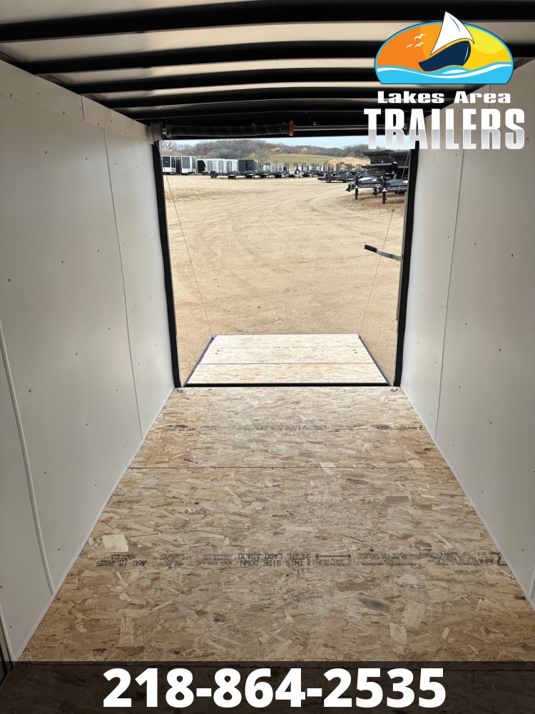 2026 AERO 6X12 WHITE ENCLOSED TRAILER