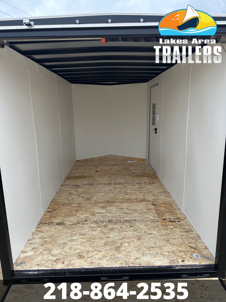 2026 AERO 6X12 WHITE ENCLOSED TRAILER