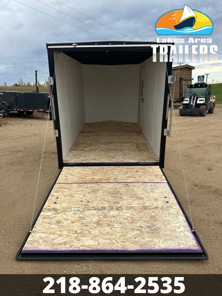2026 AERO 6X12 WHITE ENCLOSED TRAILER