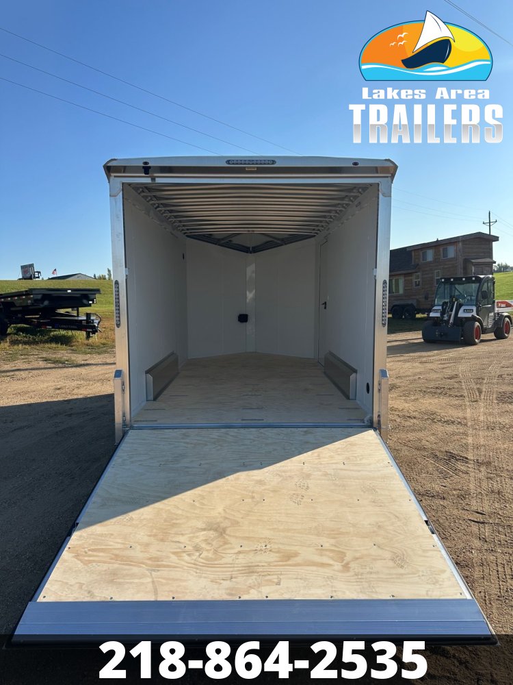 2026 NEO 7.5X14 BLACK/SILVER ALUMINUM ENCLOSED TRAILER