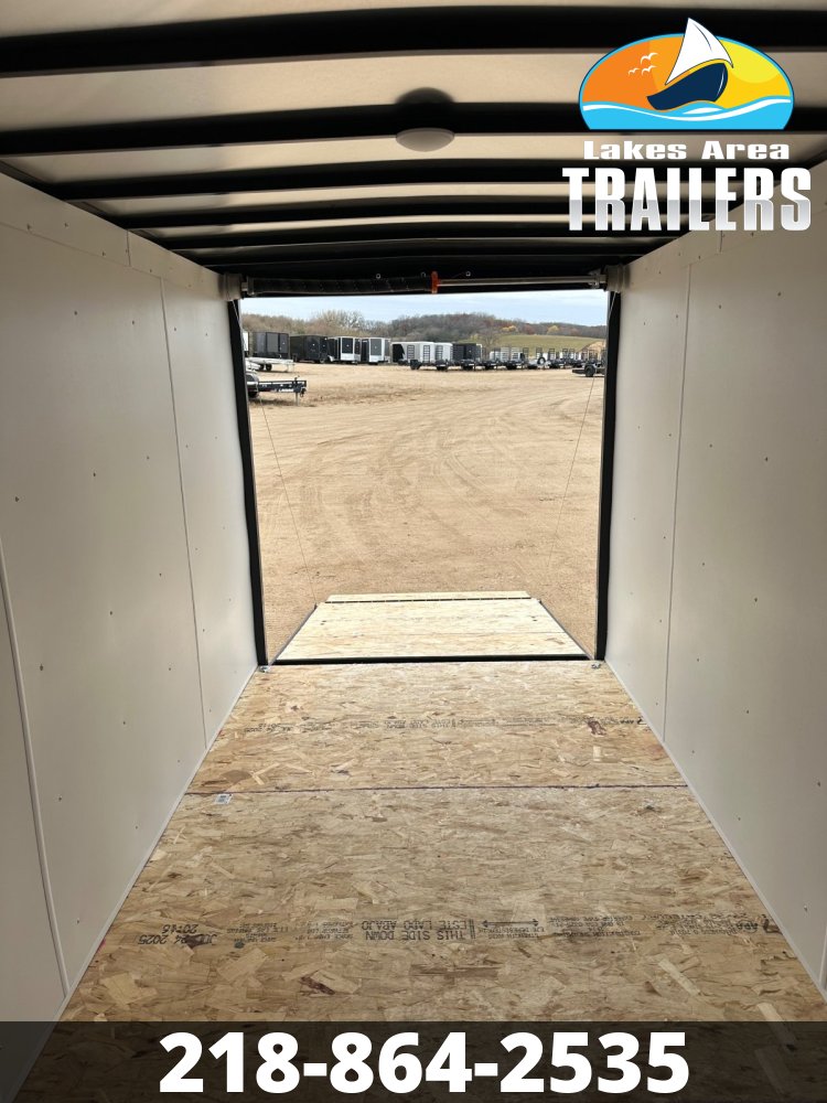 2026 AERO 6X12 WHITE ENCLOSED TRAILER