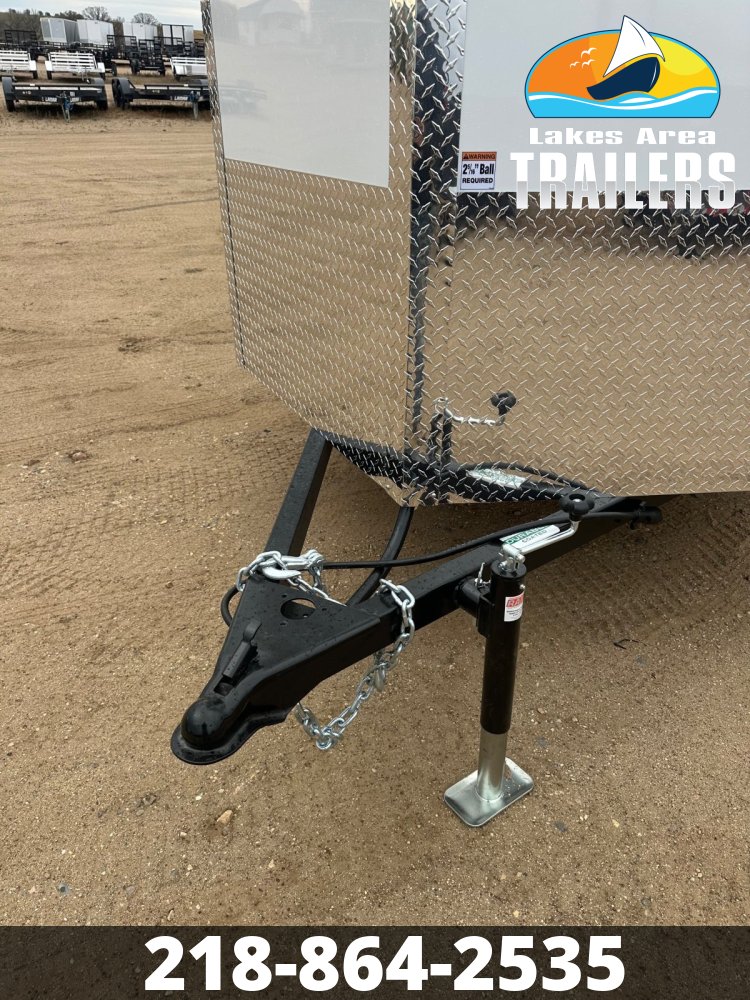 2026 AERO 6X12 WHITE ENCLOSED TRAILER