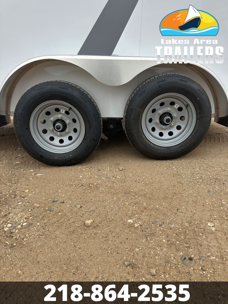 2026 AERO 6X12 WHITE ENCLOSED TRAILER