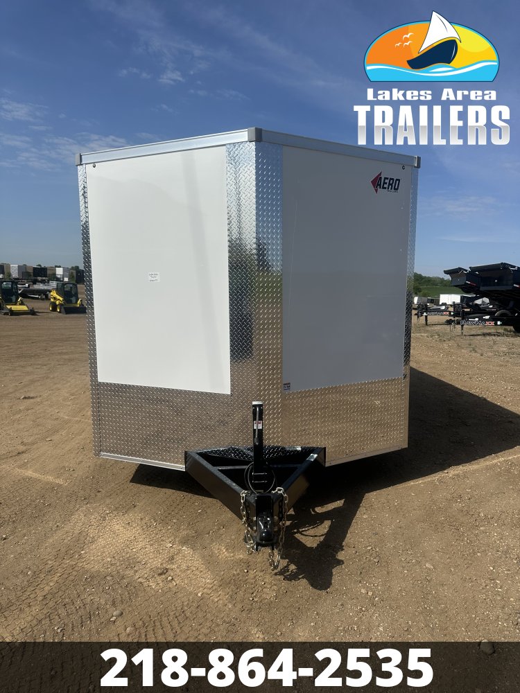 2026 AERO 8.5X16 WHITE ENCLOSED TRAILER