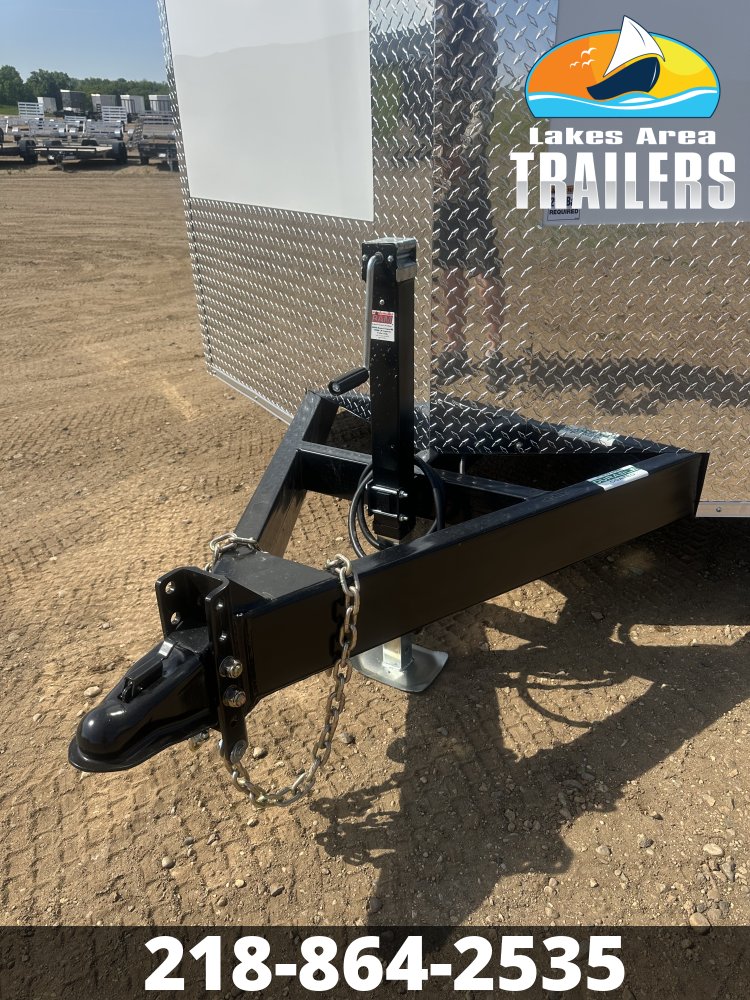 2026 AERO 8.5X16 WHITE ENCLOSED TRAILER