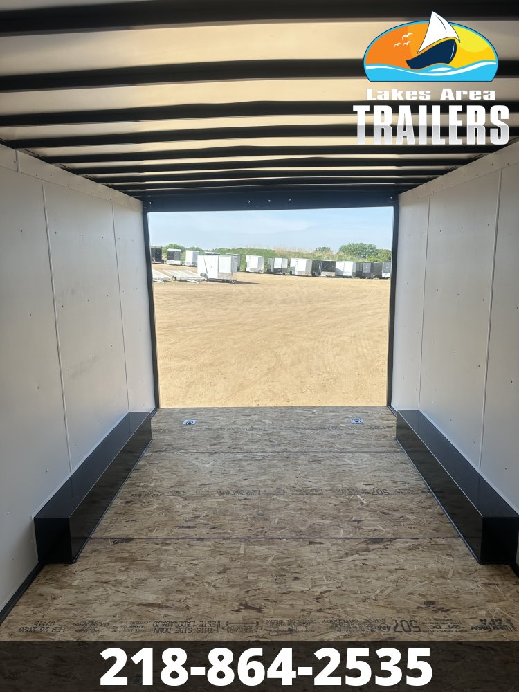 2026 AERO 8.5X16 WHITE ENCLOSED TRAILER