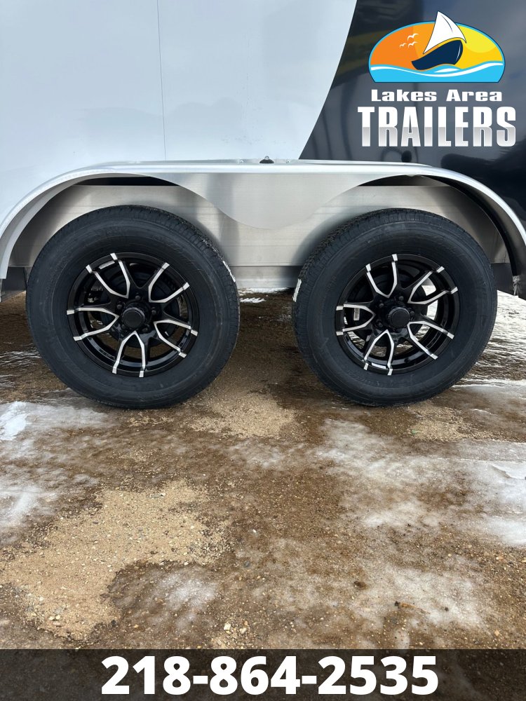 2026 NEO 7.5X16 BLACK/WHITE ALUMINUM ENCLOSED TRAILER