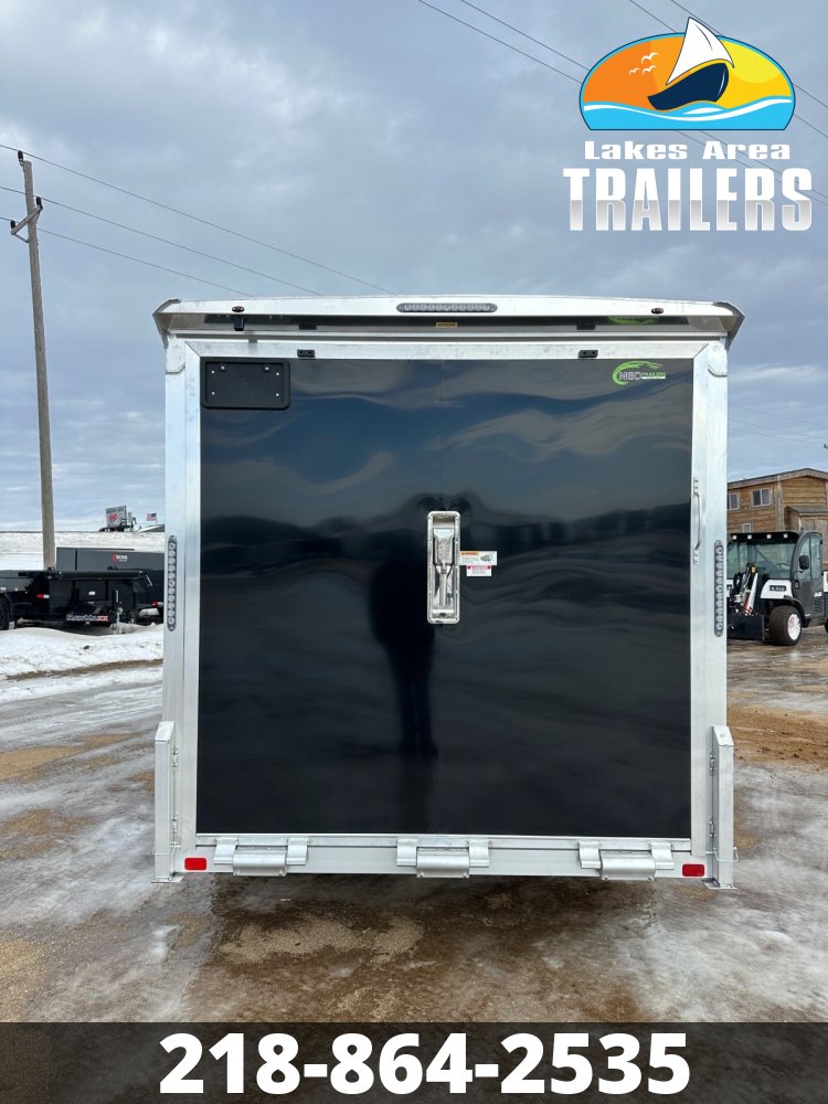 2026 NEO 7.5X16 BLACK/WHITE ALUMINUM ENCLOSED TRAILER