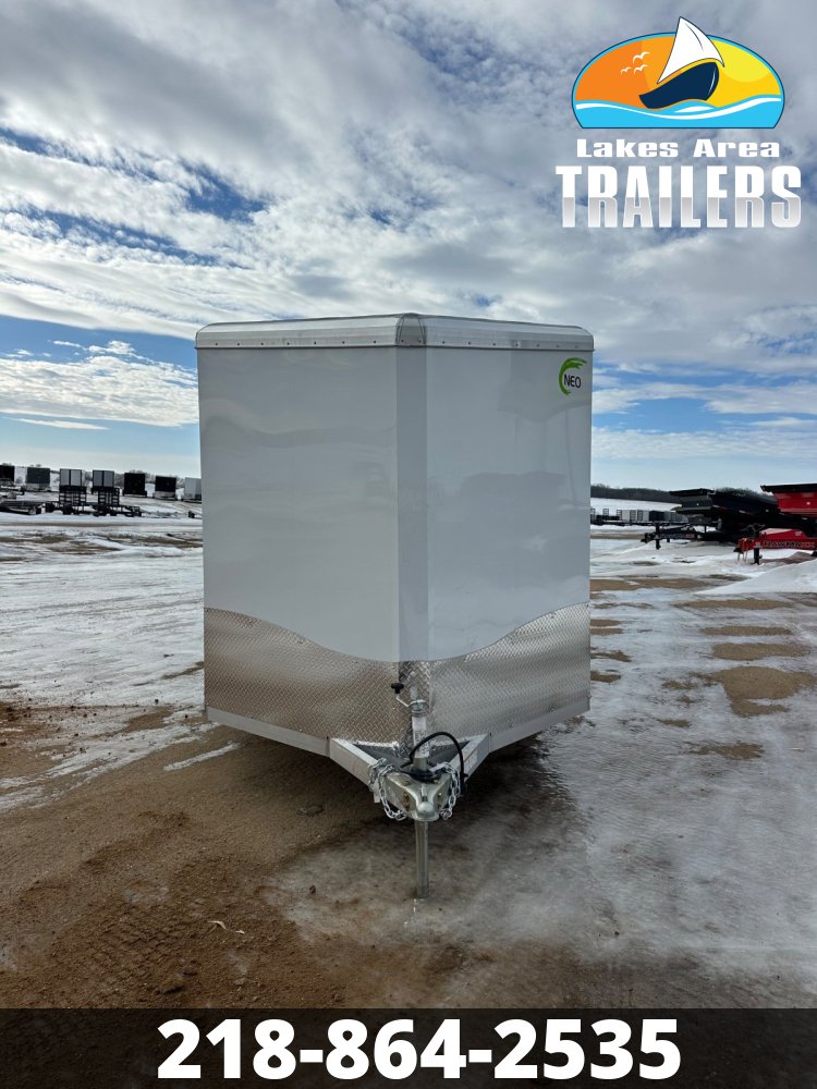 2026 NEO 7.5X16 BLACK/WHITE ALUMINUM ENCLOSED TRAILER