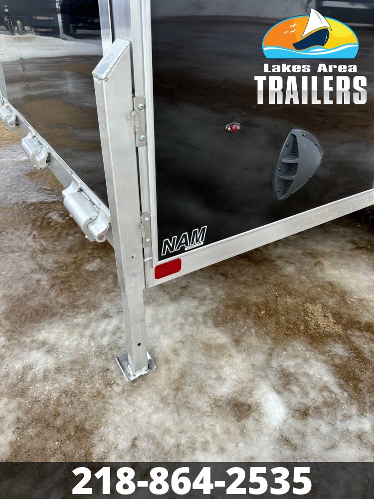 2026 NEO 7.5X16 BLACK/WHITE ALUMINUM ENCLOSED TRAILER