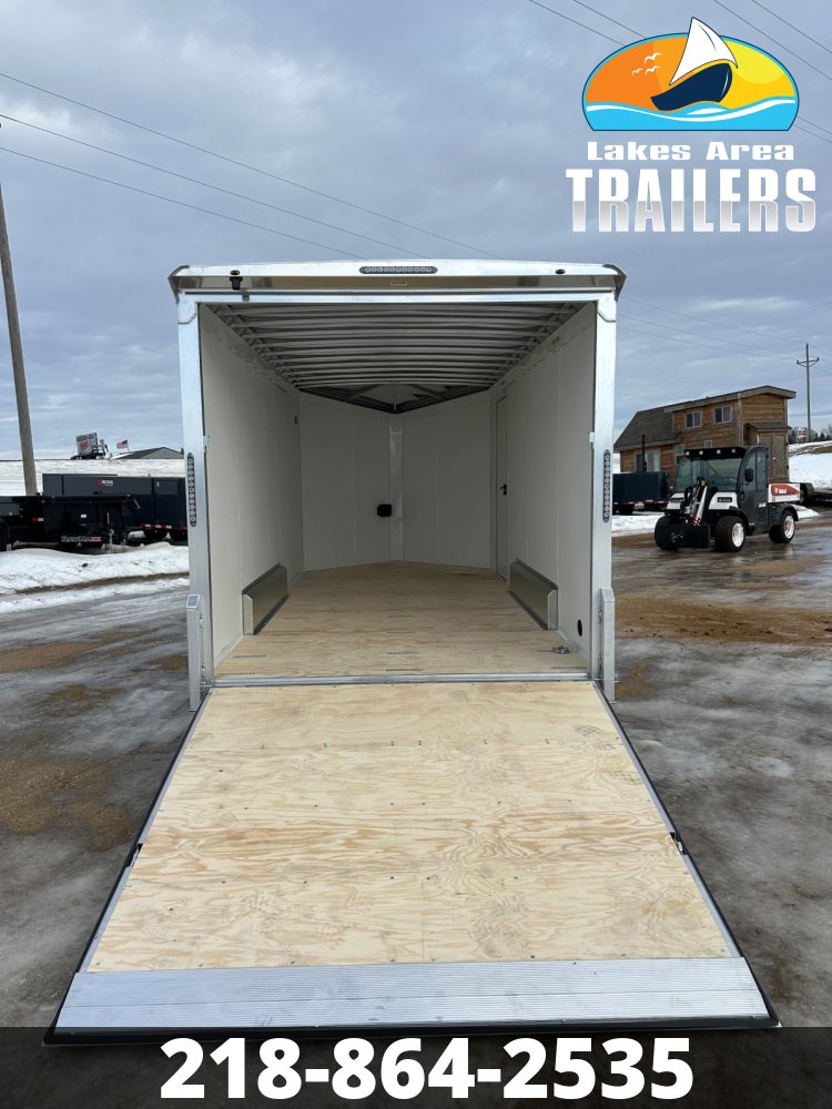 2026 NEO 7.5X16 BLACK/WHITE ALUMINUM ENCLOSED TRAILER