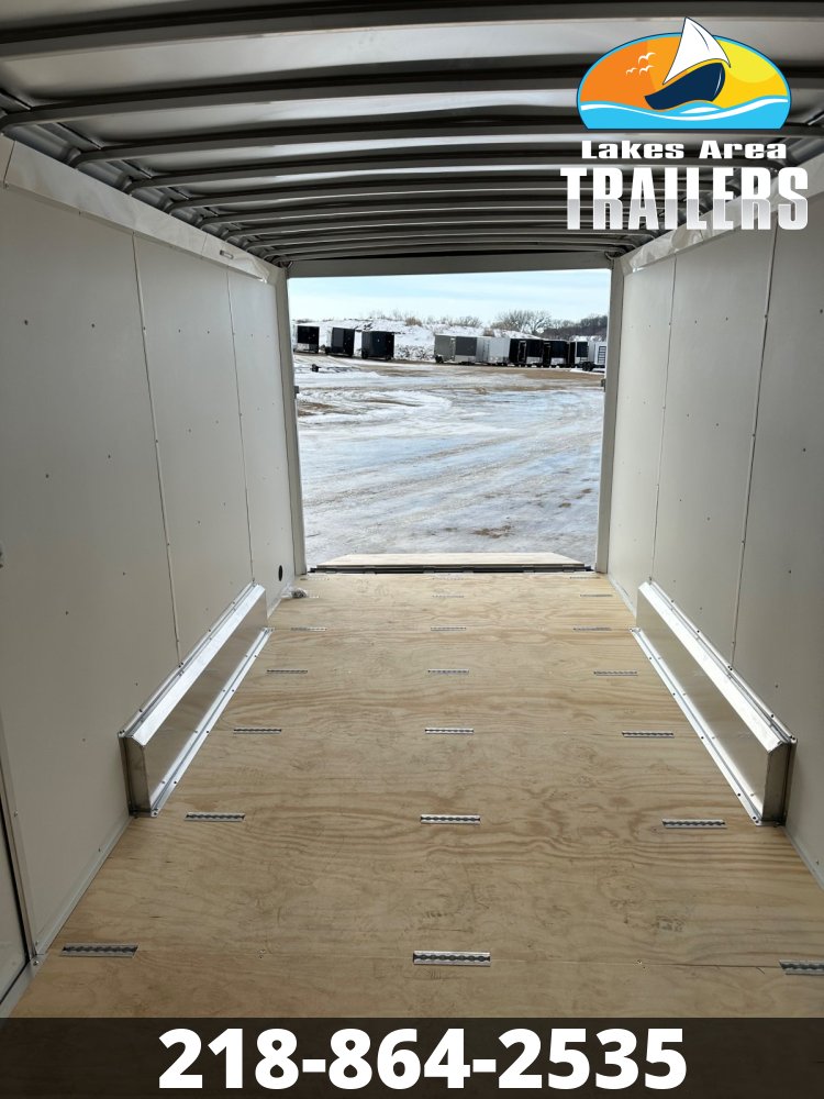 2026 NEO 7.5X16 BLACK/WHITE ALUMINUM ENCLOSED TRAILER