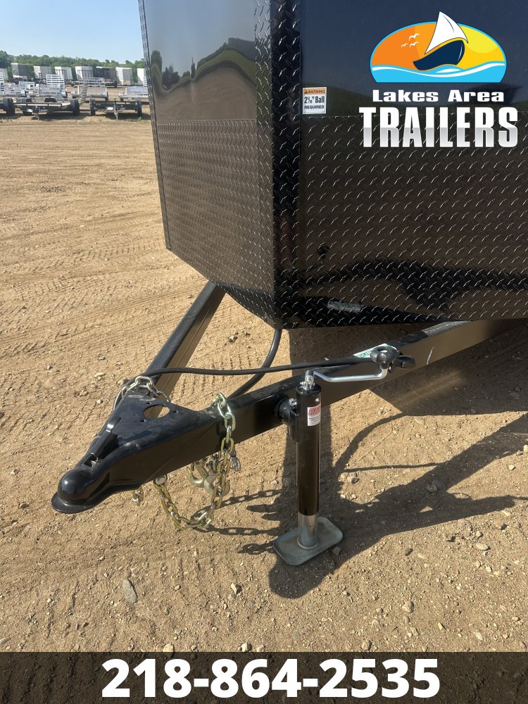 2027 AERO 7X14 BLACK BLACKOUT ENCLOSED TRAILER