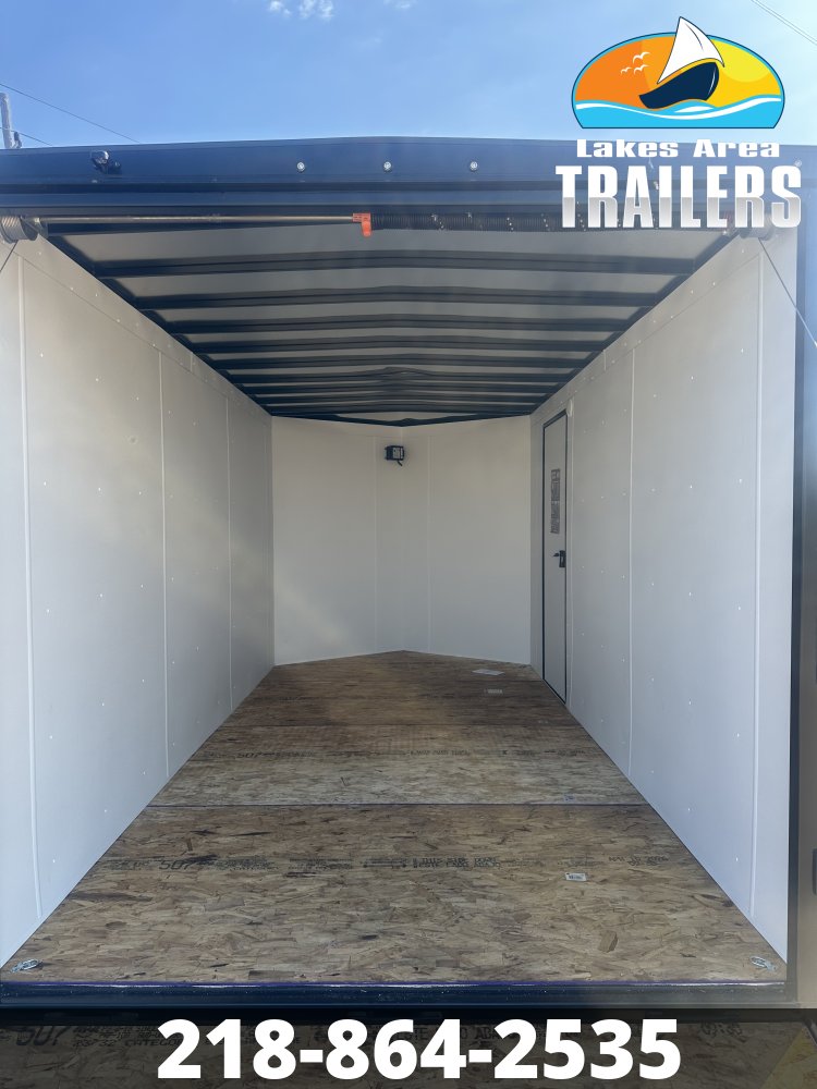 2027 AERO 7X14 BLACK BLACKOUT ENCLOSED TRAILER