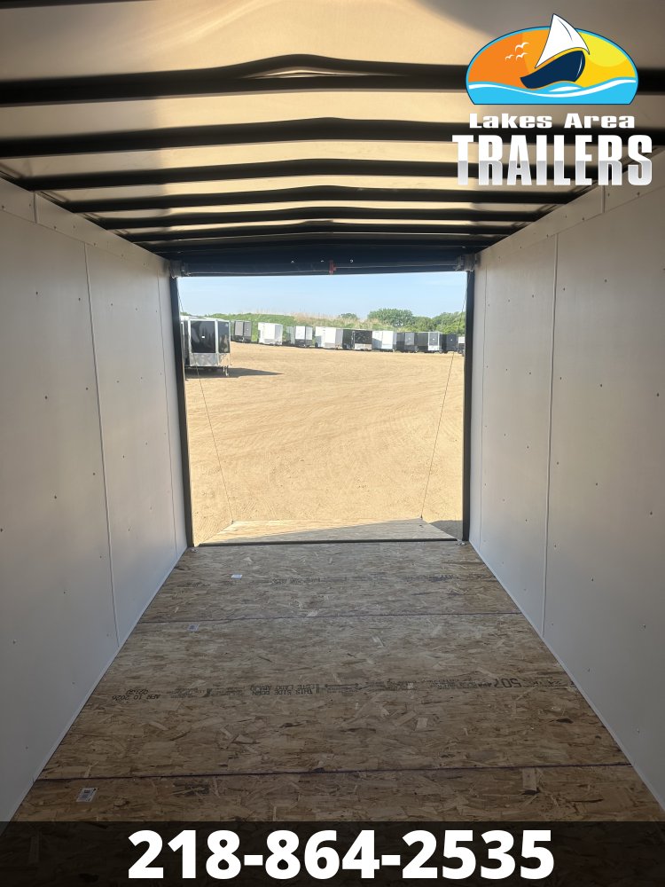 2027 AERO 7X14 BLACK BLACKOUT ENCLOSED TRAILER
