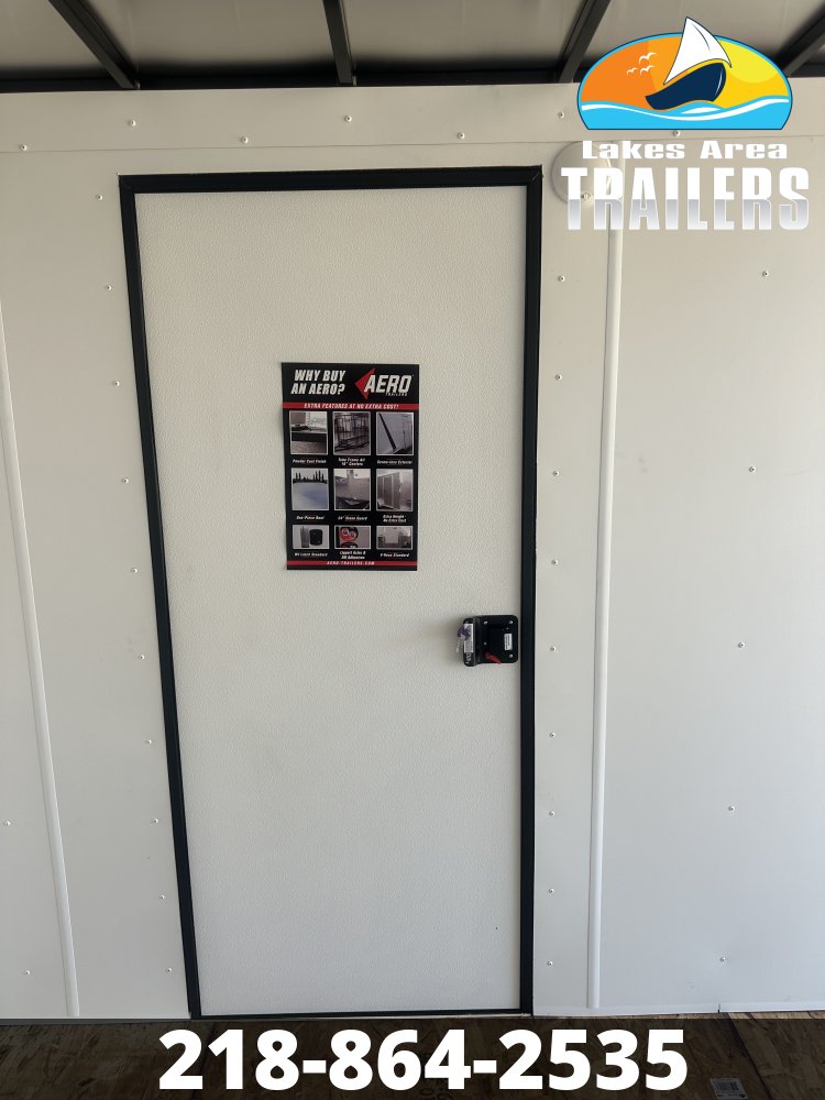 2027 AERO 7X14 BLACK BLACKOUT ENCLOSED TRAILER