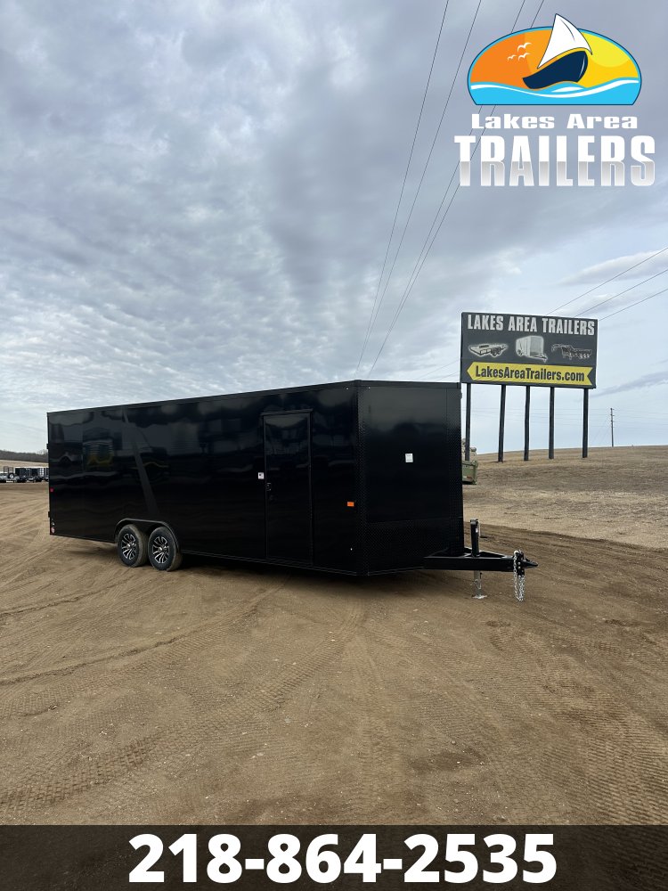 2026 AERO 8.5X24 BLACK BLACKOUT ENCLOSED TRAILER