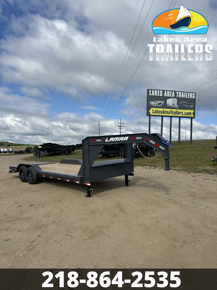 2027 LAMAR 102X22 14K GOOSENECK EQUIPMENT TRAILER