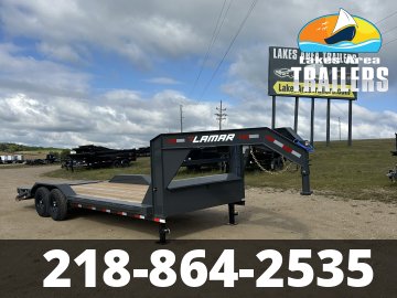 2027 LAMAR 102X22 14K GOOSENECK EQUIPMENT TRAILER
