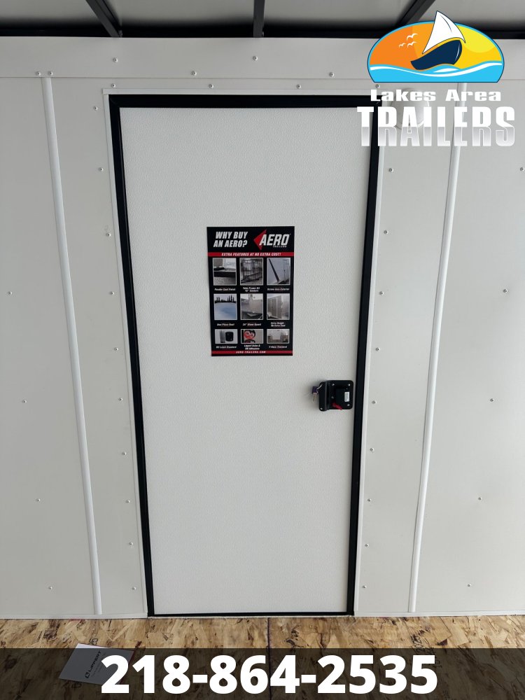 2026 AERO 7X16 BLACK BLACKOUT ENCLOSED TRAILER