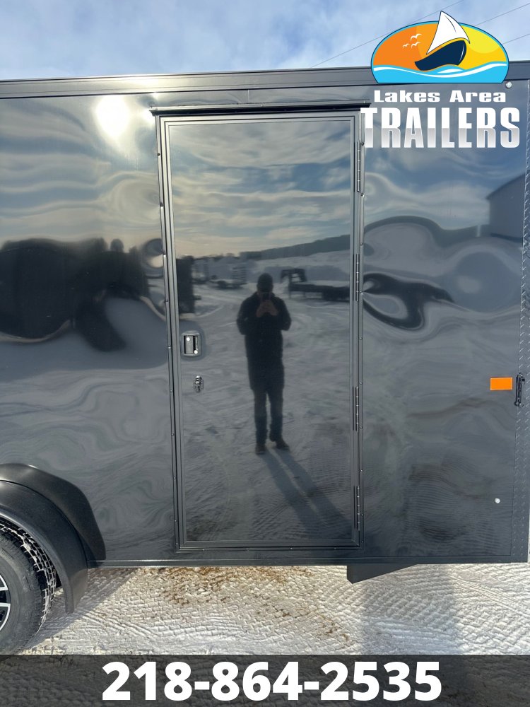 2026 AERO 7X16 BLACK BLACKOUT ENCLOSED TRAILER