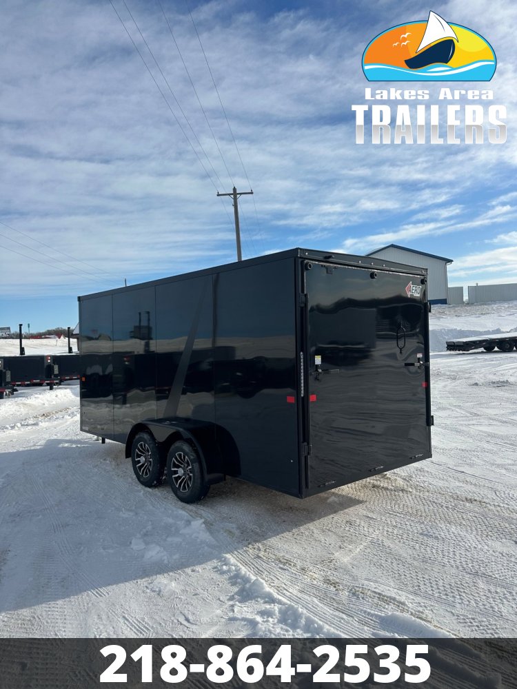 2026 AERO 7X16 BLACK BLACKOUT ENCLOSED TRAILER