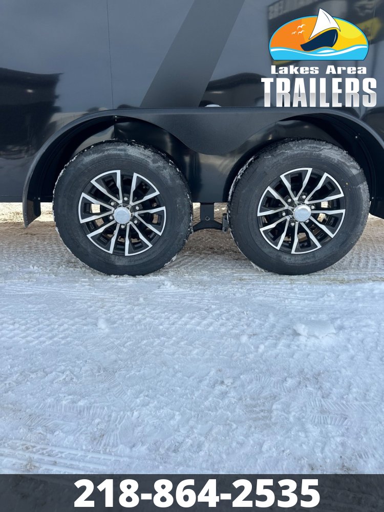 2026 AERO 7X16 BLACK BLACKOUT ENCLOSED TRAILER