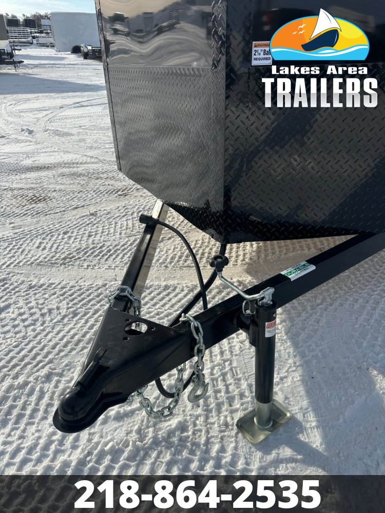 2026 AERO 7X16 BLACK BLACKOUT ENCLOSED TRAILER