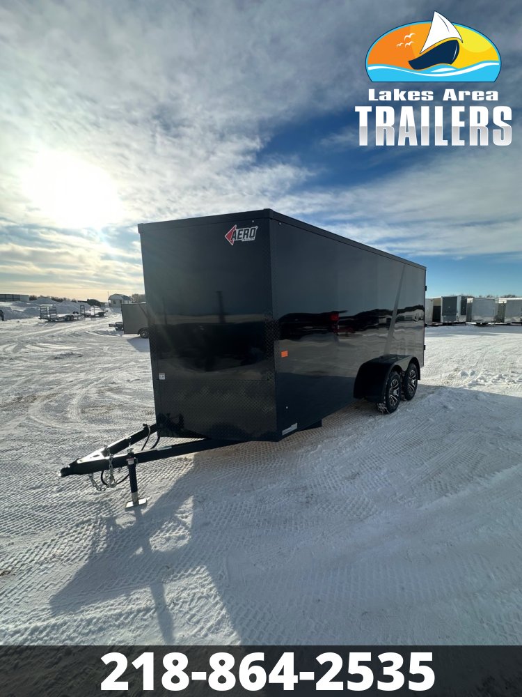 2026 AERO 7X16 BLACK BLACKOUT ENCLOSED TRAILER
