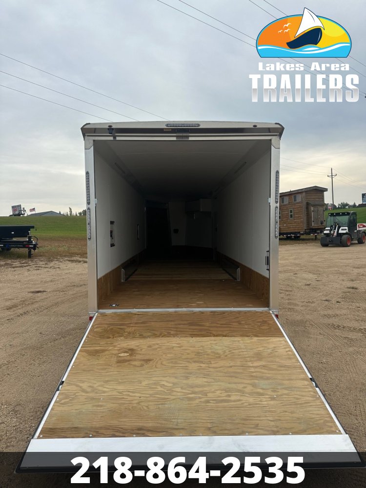 2026 NEO 7.5X29 NASX BLACK ALUMINUM ENCLOSED SNOWMOBILE TRAILER