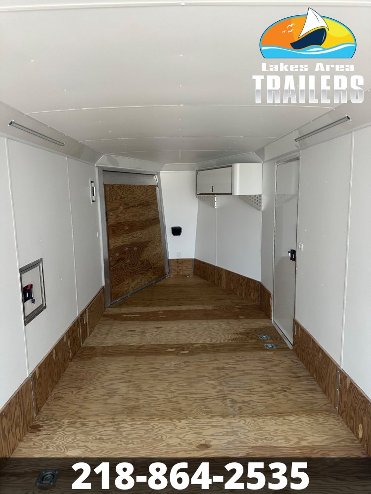 2026 NEO 7.5X29 NASX BLACK ALUMINUM ENCLOSED SNOWMOBILE TRAILER