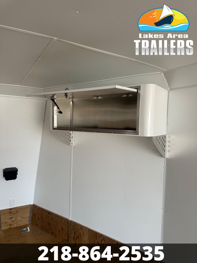 2026 NEO 7.5X29 NASX BLACK ALUMINUM ENCLOSED SNOWMOBILE TRAILER